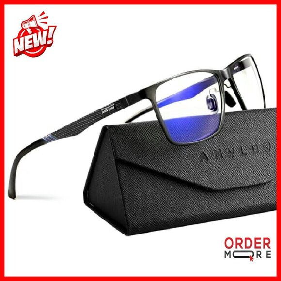 Al-Mg Metal Blue Light Blocking Glasses 45% Protection Computer Eyewear main image 6